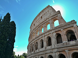 Colosseum ve městě Řím (Itálie)