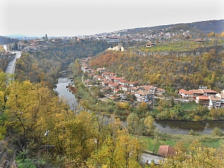 Výhled z Tsarevetse (Bulharsko)