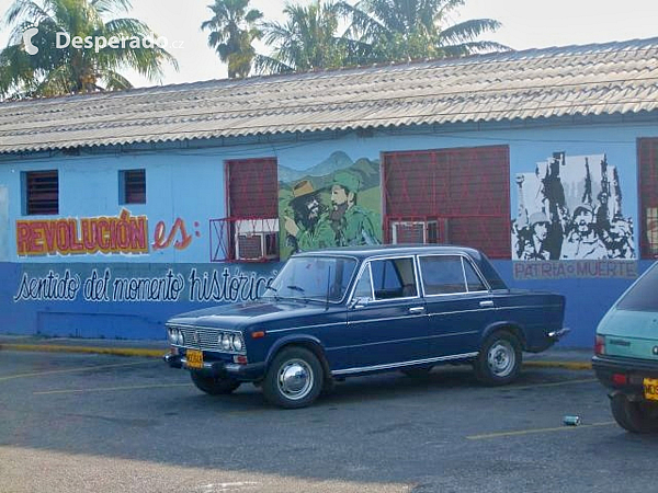 Varadero, revoluční grafitti (Kuba)