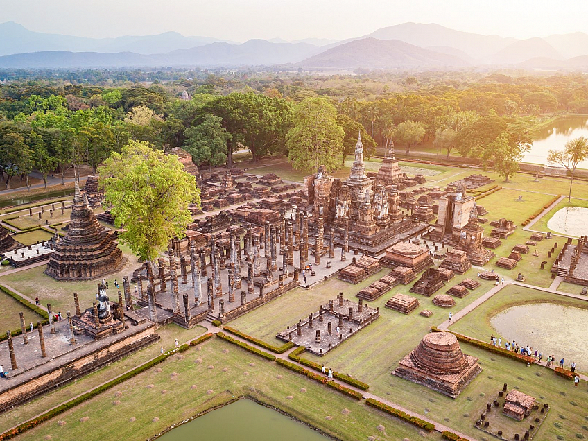 Chrámy Sukhothai