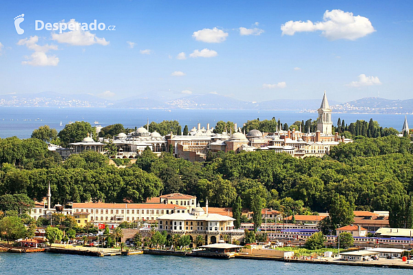 Palác Topkapi v Istanbulu (Turecko)