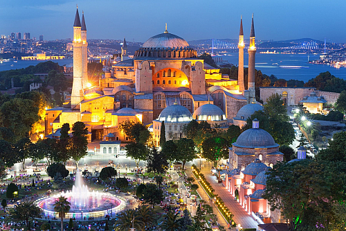 Chrám Hagia Sofia v Istanbulu