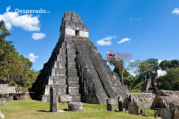 Mayské město Tikal (Guatemala)