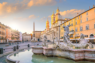 Piazza Navona v Římě