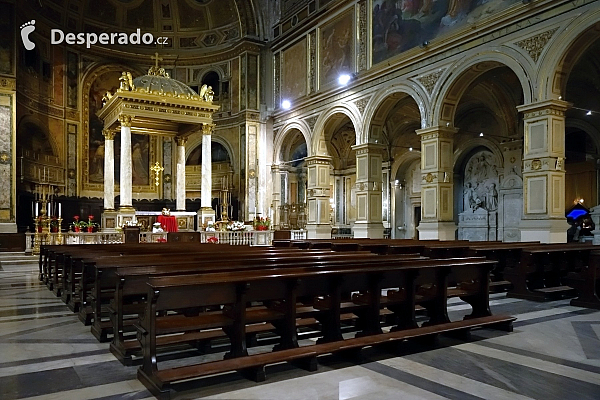 Basilica Parrocchiale S. Lorenzo in Damaso v Římě (Itálie)