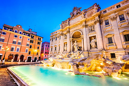 Fontána di Trevi v Římě
