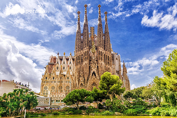 Sagrada Familia v Barceloně (Španělsko)