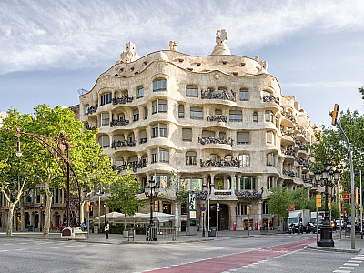 Casa Mila v Barceloně