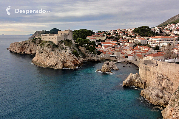 Pevnost Lovrijenac v Dubrovníku (Chorvatsko)