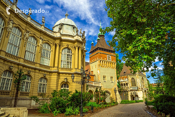 Hrad Vajdahunyád v Budapešti (Maďarsko)