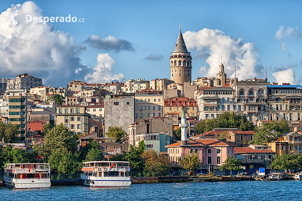 Galatská věž v Istanbulu (Turecko)