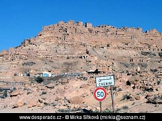 Tataouine, Chenini (Tunisko)