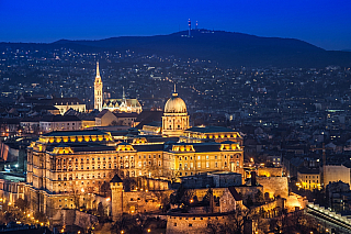 Budínský hrad v Budapešti