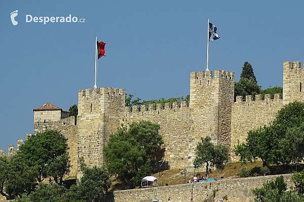 Hrad San Jorge v Lisabonu (Portugalsko)