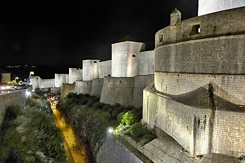 Městské hradby v Dubrovníku