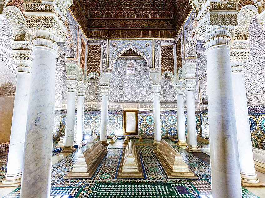 Saadian hrobka v Marrákeši