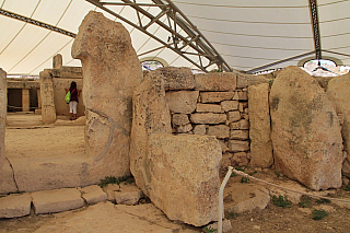 Megalitický stavby v Mnajdra (Malta)