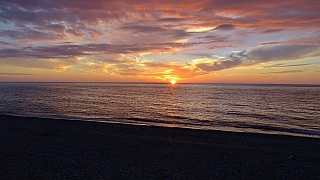Pláž v Batumi (Gruzie)