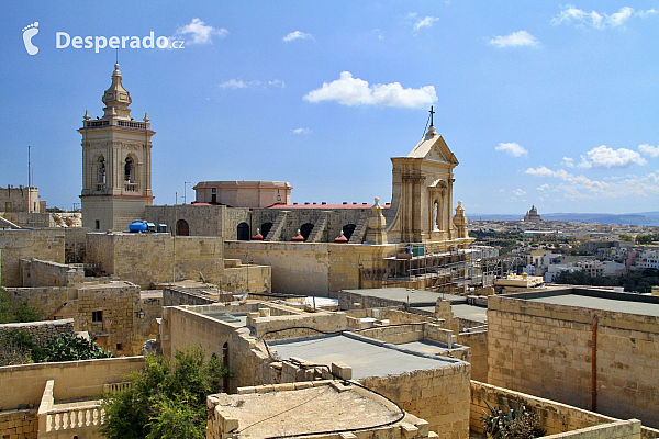 Victoria na ostrově Gozo (Malta)