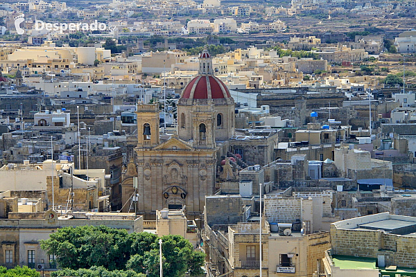 Victoria na ostrově Gozo (Malta)