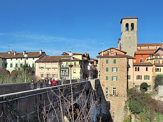 Ponte del Diavolo v Cividale del Friuli (Itálie)