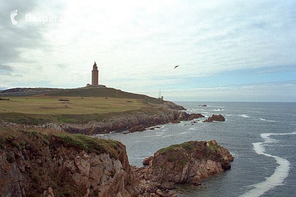 Herkulova věž  v La Coruña (Španělsko)