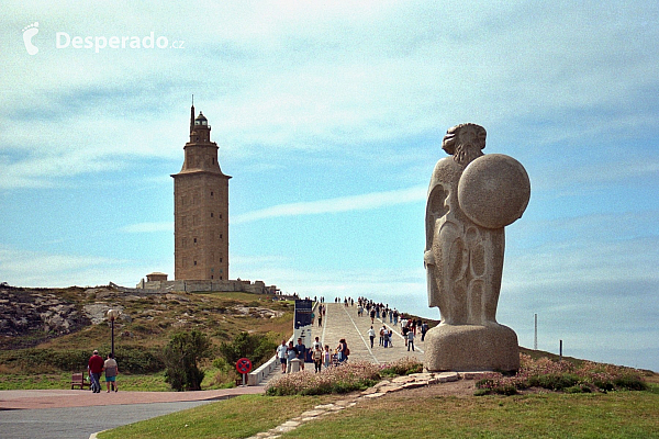 Herkulova věž  v La Coruña (Španělsko)
