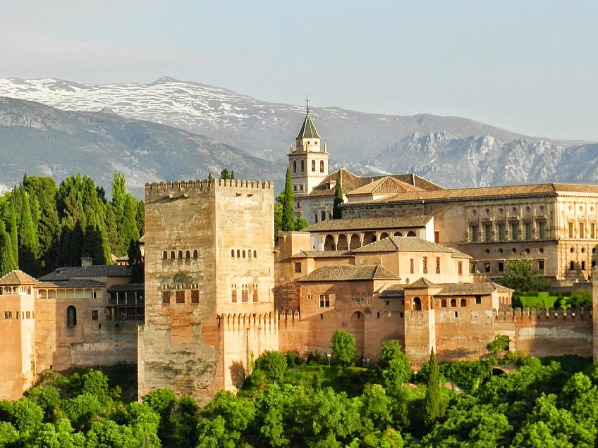 Alhambra v Andalusii (Španělsko)