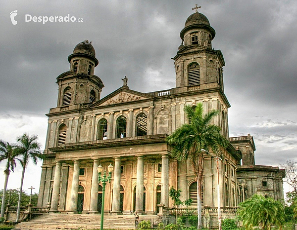 Katedrála v Managui (Nikaragua)