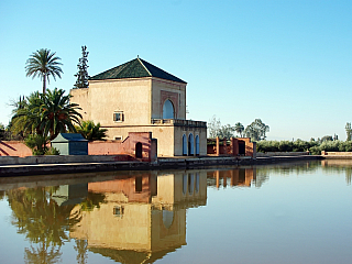 Zahrady Menara Gardens v Marrákeši