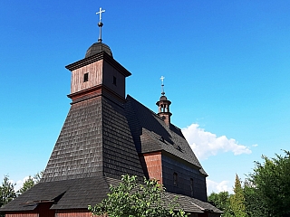 Replika starodávného dřevěného kostela (Ostrava - Česká republika)