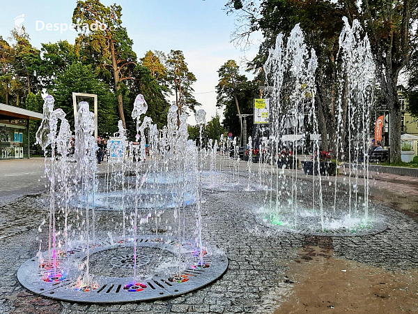 Vodotrysky v centru Jūrmaly (Jūrmala - Lotyšsko)