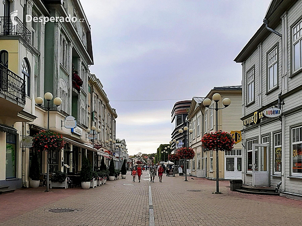 Pěší promenáda v Majori (Jūrmala - Lotyšsko)