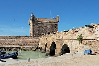 Pevnost v Essaouira (Maroko)