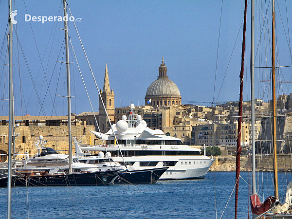 Výlet lodí Captain Morgan okolo Valletty, Grand Harbour a Sliemy (Malta)