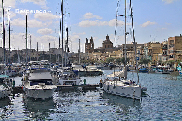 Výlet lodí Captain Morgan okolo Valletty, Grand Harbour a Sliemy (Malta)