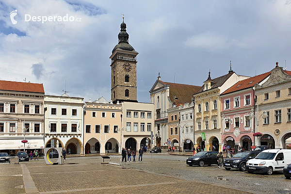 Černá věž v Českých Budějovicích (Česká republika)