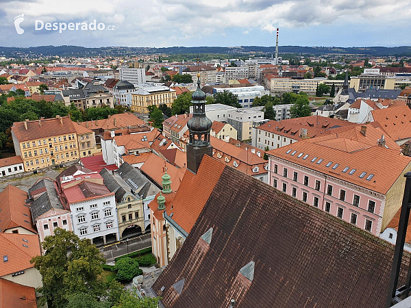 Pohled na České Budějovice z Černé věže (Česká republika)