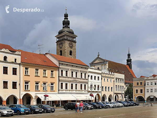 Černá věž v Českých Budějovicích (Česká republika)