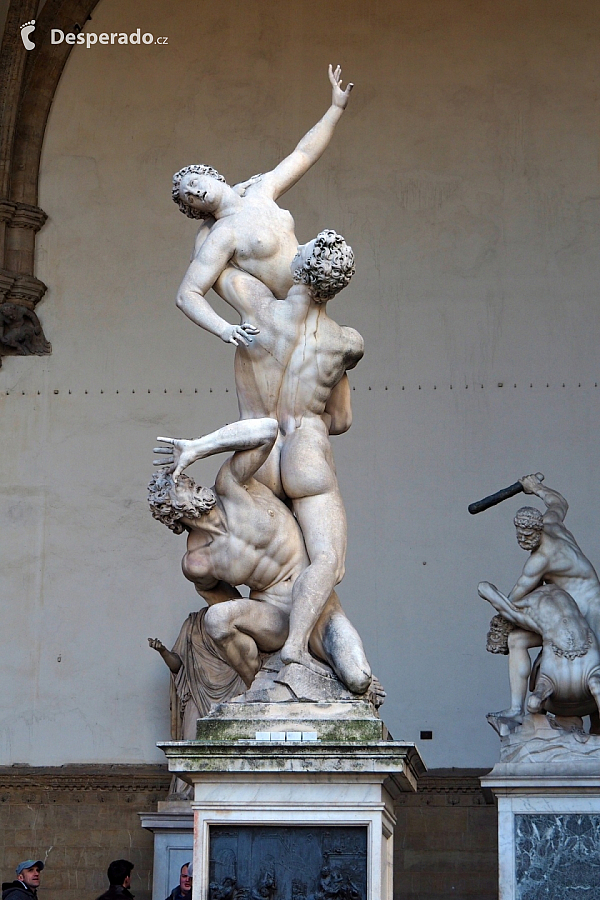 Náměstí Piazza della Signoria ve Florencii (Itálie)