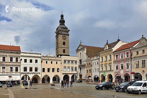 Černá věž v Českých Budějovicích (Česká republika)