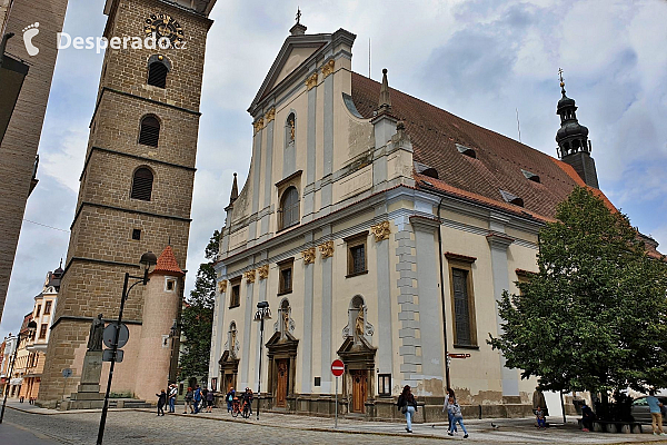 Katedrála svatého Mikuláše v Českých Budějovicích (Česká republika)