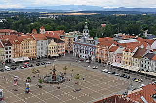 Náměstí Přemysla Otakara II. v Českých Budějovicích