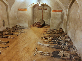 Kapucínská krypta v Brně (Česká republika)