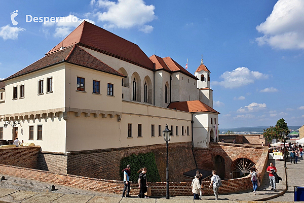 Hrad Špilberk v Brně (Česká republika)