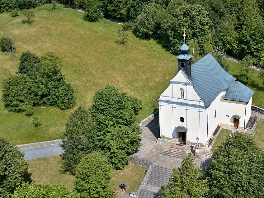 Poutní kostel Malenisko u Provodova