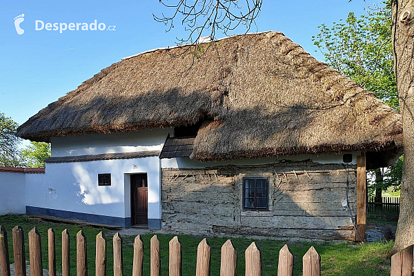 Skanzen lidových domků v Rymicích (Česká republika)