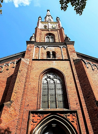 Anglikánský cihlový kostel (Riga - Lotyšsko)