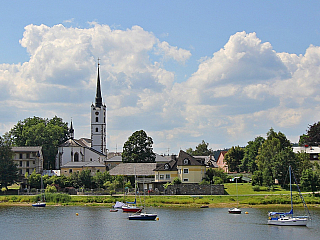 Frymburk na Lipenské přehradě