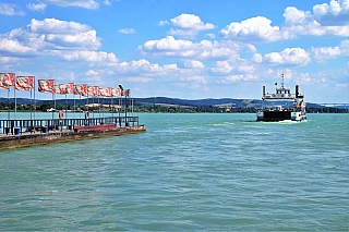 Přívoz v Tihany (Maďarsko)